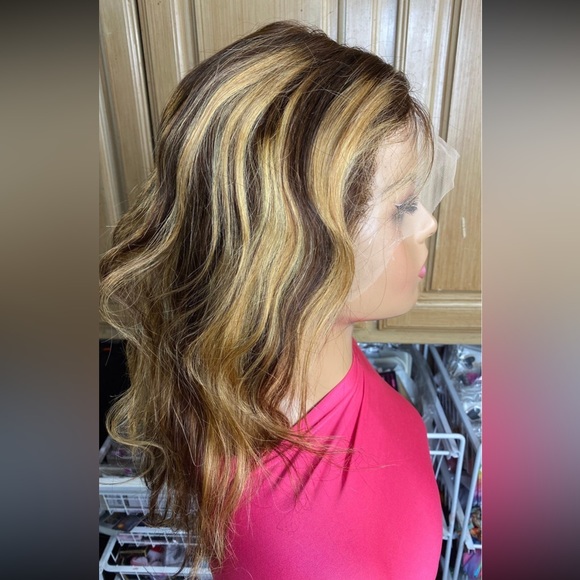 ❤️New❤️ 100% Human hair HD Lace front 16" wig❤️ - Picture 6 of 10